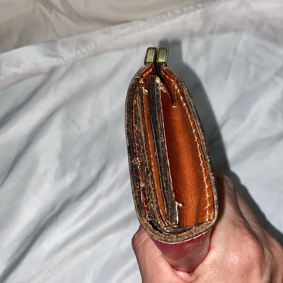 EUC Patricia Nash Cauchy Leather Frame Wallet Floral Print. - Picture 8 of 16